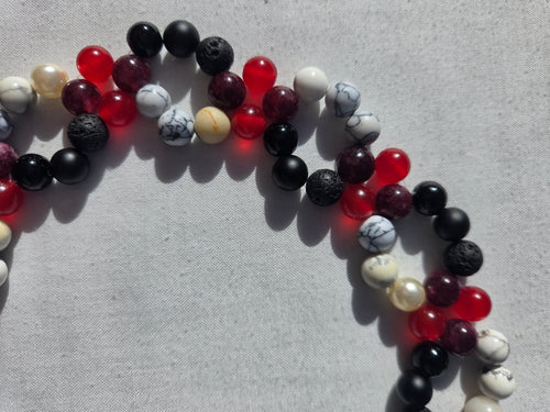 Collier Elapidae rouge
